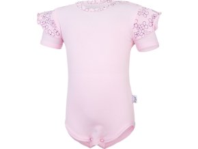 Little Angel body tenké TISK KR Outlast® - růžová baby (Velikost 62)