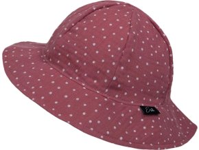 ESITO Dívčí klobouk mušelín Ruby DOT
