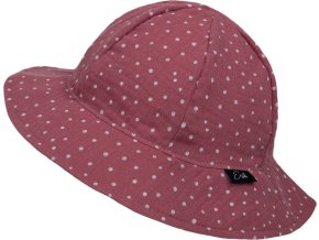 ESITO Dívčí klobouk mušelín Ruby DOT