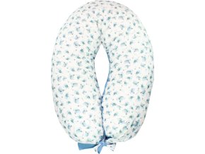 enie baby Kojící polštář z paměťové pěny GINKGO BLUE / BLUE