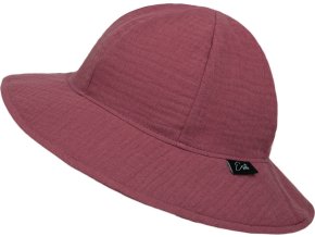 ESITO Dívčí klobouk mušelín Ruby red