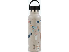 Runbott Termoláhev 600 ml Dogs Taupe