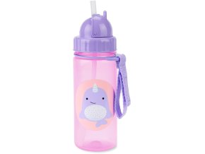 SKIPHOP SKIP HOP Zoo Hrnek s brčkem PP bez PVC a BPA Narval 12m+