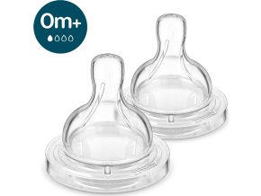 PHILIPS AVENT Philips AVENT Dudlík na láhev Anti-colic novorozenecký průtok 0m+, 2 ks