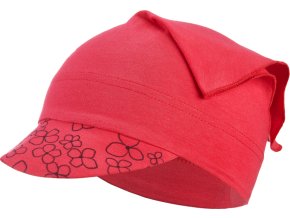 Little Angel Šátek tenký kšilt Outlast® - jahodová/jahodová kytičky (Velikost 3 | 42-44 cm)