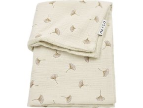 Mušelínová přikrývka Ginkgo 75x100 - Soft sand