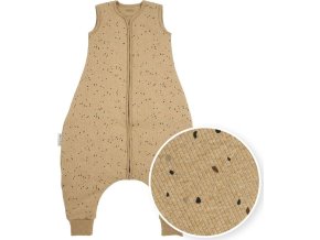 Jumper Rib Mini Spot vel.80 - Toffee melange