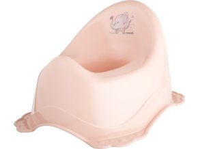 MALTEX MALTEX Nočník protiskluzový s hudbou Sloník Minimal - peach rose