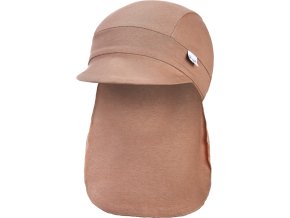 Little Angel kšiltovka tenká pirát Outlast® - oříšková (Velikost 2 | 39-41 cm)