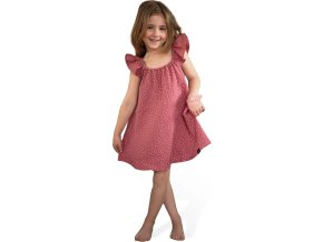 ESITO | Dívčí mušelínové šaty Ruby DOT (Velikost 80 - 86)