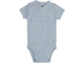 LODGER Body s krátkým rukávem Melange Blue Fogg vel. 62
