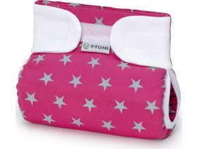 T-TOMI Ortopedické abdukční kalhotky - suchý zip Magenta (3-6kg)