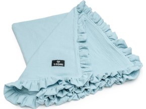 muselinova deka blue oprava