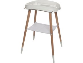 Bebe-Jou Sada vaničky Sense Light Grey a stojanu Sense White