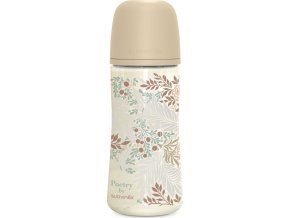SUAVINEX | Kojenecká láhev POETRY 360ml FYZIOL PRŮTOK L - krémová (Varianta SUAVINEX | Kojenecká láhev POETRY 360ml FYZIOL PRŮTOK L - krémová)
