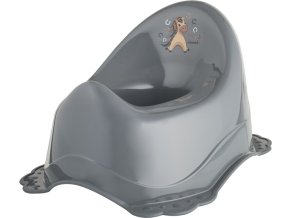 MALTEX MALTEX Nočník protiskluzový s hudbou Koník Minimal - steel grey