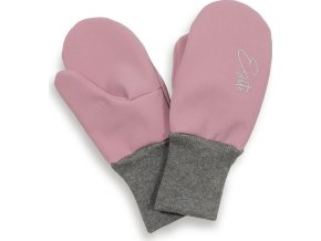 ESITO | Palcové rukavice softshell Shell pink (Velikost 2 - 3 roky)