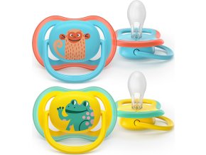 PHILIPS AVENT Philips AVENT Šidítko Ultra air obrázek 18+m chlapec, 2ks