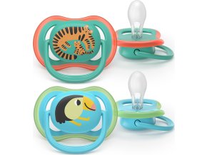 PHILIPS AVENT Philips AVENT Šidítko Ultra air obrázek 6-18m chlapec, 2ks