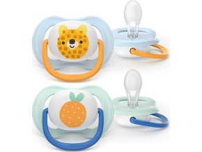 PHILIPS AVENT Philips AVENT Šidítko Ultra air obrázek 0-6m chlapec, 2ks