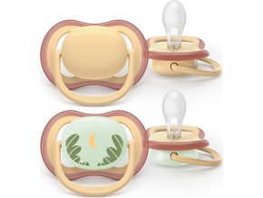 PHILIPS AVENT Philips AVENT Šidítko Ultra air denní a noční neutral/obrázek 0-6m, 2ks