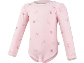 Little Angel body tričko smyk TISK Outlast® - sv.starorůžová koťátka (Velikost 62)
