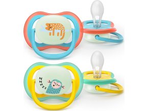 PHILIPS AVENT Philips AVENT Šidítko ultra air noční 18+m, 2ks
