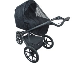 Síť proti hmyzu na kočárek - černá