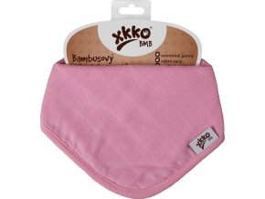 Bambusový slintáček XKKO BMB - Baby Pink