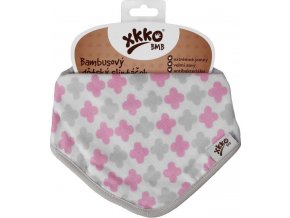 bandana baby pink cross mm