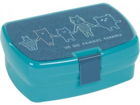 Lässig 4babies Lunchbox About Friends blue
