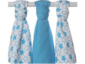 xkko bmb 70x70 little stars cyan mix m