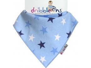 Dribble Ons Designer Blue Stars