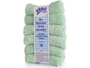 xkko organic wipes 21x21 mint m