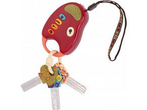B-Toys Klíčky k autu FunKeys červené