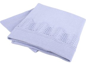 Interbaby DEKA PŘÍZOVÁ LEM 75X100 - MODRÁ