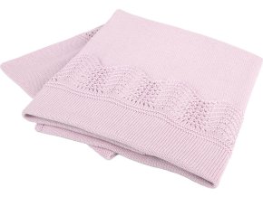 Interbaby DEKA PŘÍZOVÁ LEM 75X100 - RŮŽOVÁ