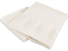 Interbaby DEKA PŘÍZOVÁ LEM 75X100 - KRÉMOVÁ