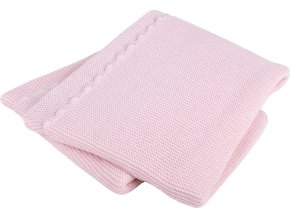 Interbaby DEKA PŘÍZOVÁ JEMNÁ 75X100 - RŮŽOVÁ