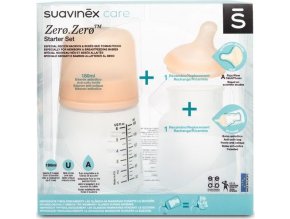 Suavinex ANTIKOLIKOVÁ LÁHVIČKA ZERO ZERO 180 ml A - SADA