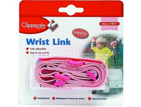 CLIPPASAFE Vodítko na ruku pro dítě (Varianta Pink)