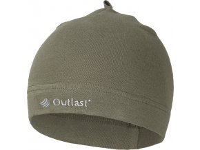 Little Angel Čepice smyk natahovací Outlast ® - khaki army (Velikost 1 | 36-38 cm)