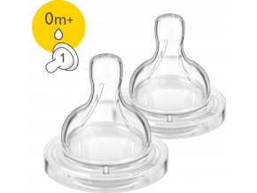 Philips AVENT Dudlík Anti-colic/Classic+ 1 novorozenecký, 2 ks