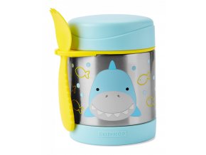 Skip Hop Zoo Termoska na jídlo se lžičkou/vidličkou Žralok 325ml, 12m+