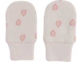 LODGER Mittens Print Rib Tan