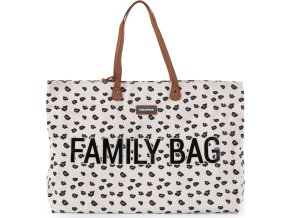 Childhome Cestovní taška Family Bag Canvas Leopard