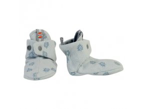 LODGER Slipper Print Rib Ice Flow 3 - 6 měsíců