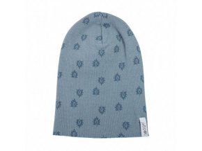 LODGER Beanie Print Rib Ocean 6 - 12 měsíců