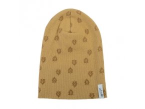 LODGER Beanie Print Rib Honey 0 - 6 měsíců