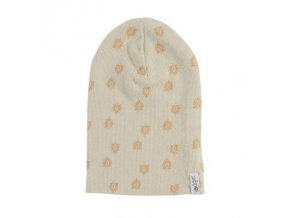 LODGER Beanie Print Rib Birch 1 - 2 roky